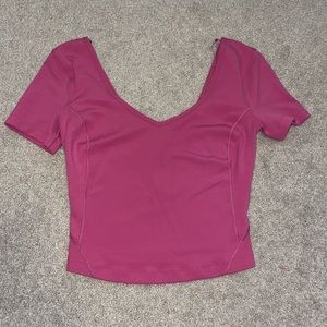 Lululemon Pink Align T-Shirt Size 2
-